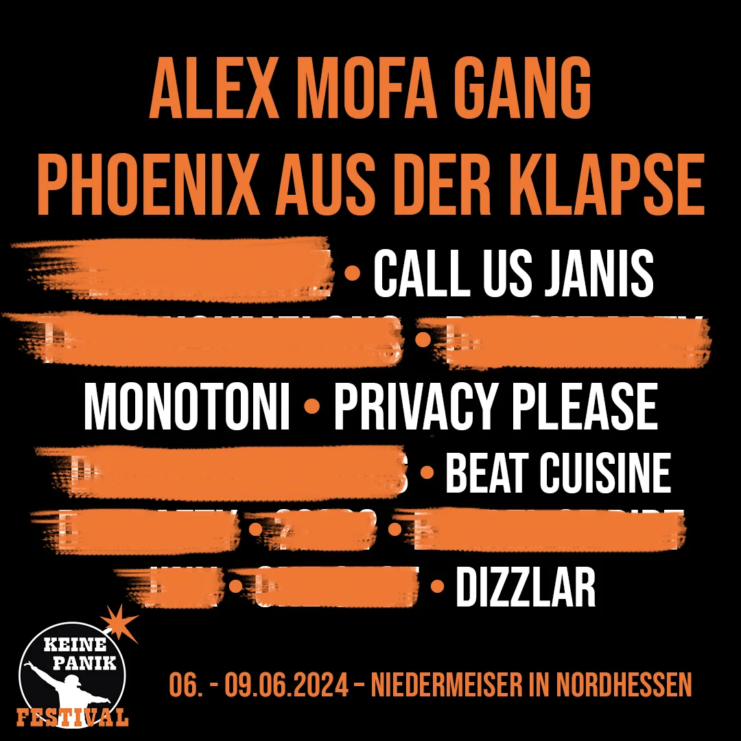 Das Line-up wächst!