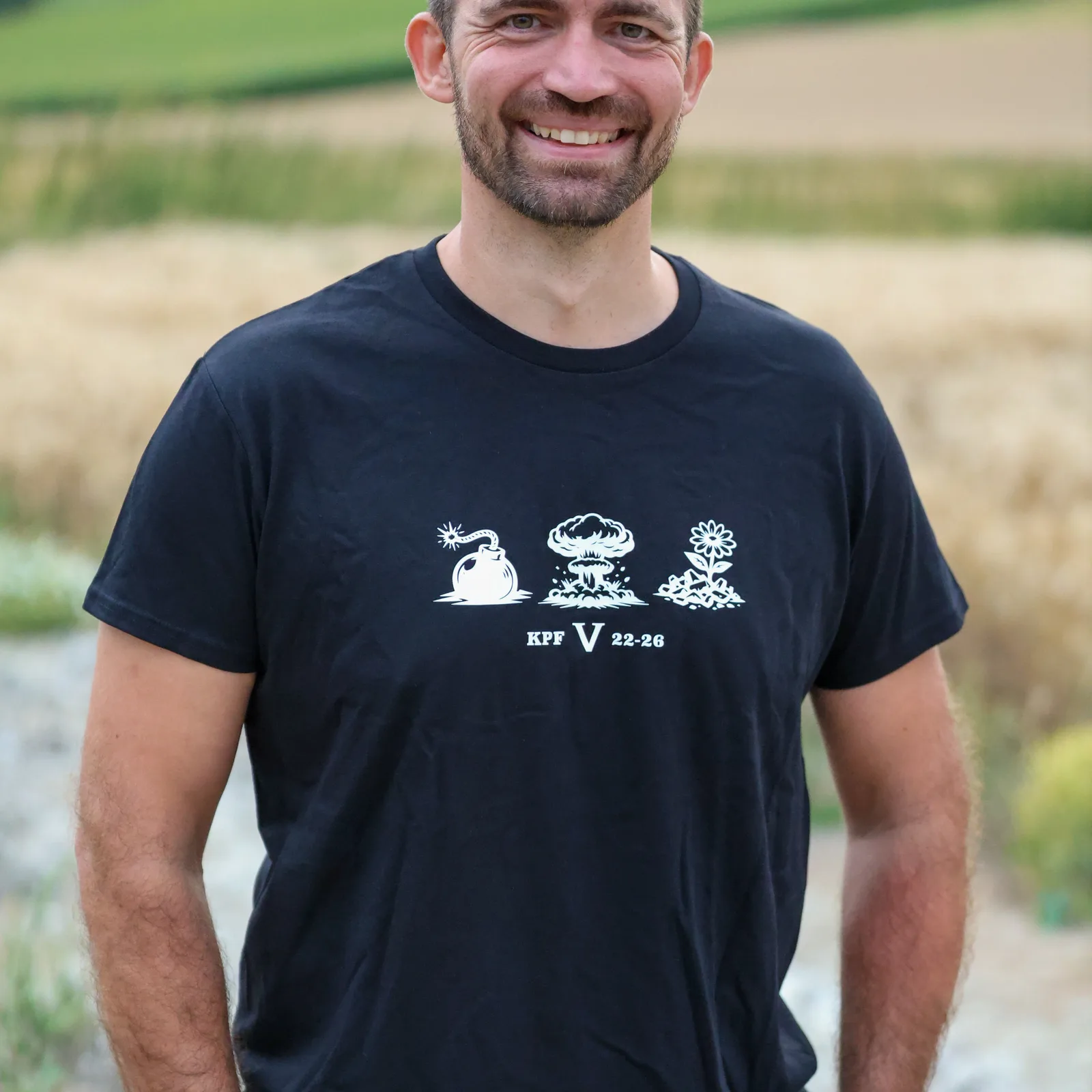 KPF T-Shirt – Jubiläum 22–26, schwarz, Ansicht 1 von 3