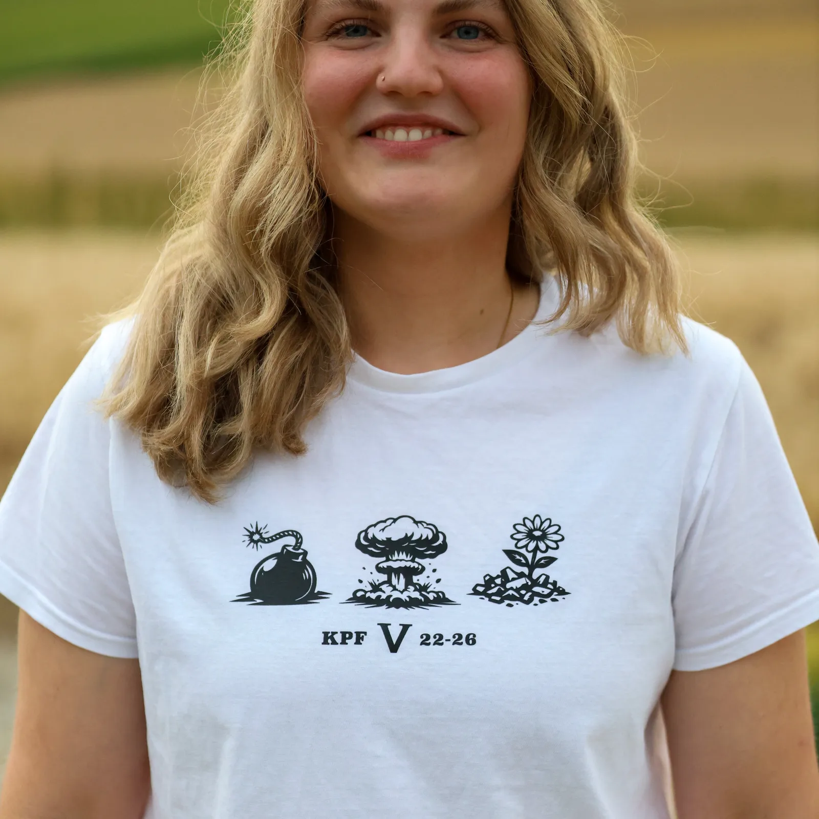 KPF T-Shirt – Jubiläum 22–26, weiß, Ansicht 1 von 3