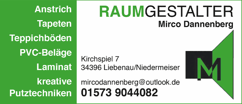 Raumgestalter Mirco Dannenberg