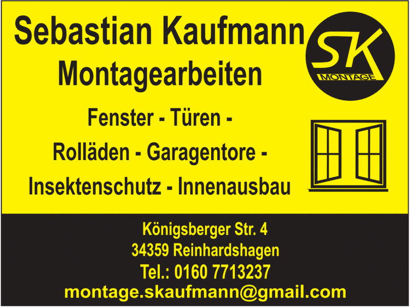 Sebastian Kaufmann Montagearbeiten